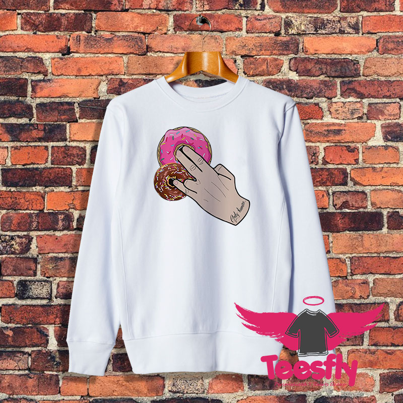 Dunkin Donuts Only Human Hand Sweatshirt