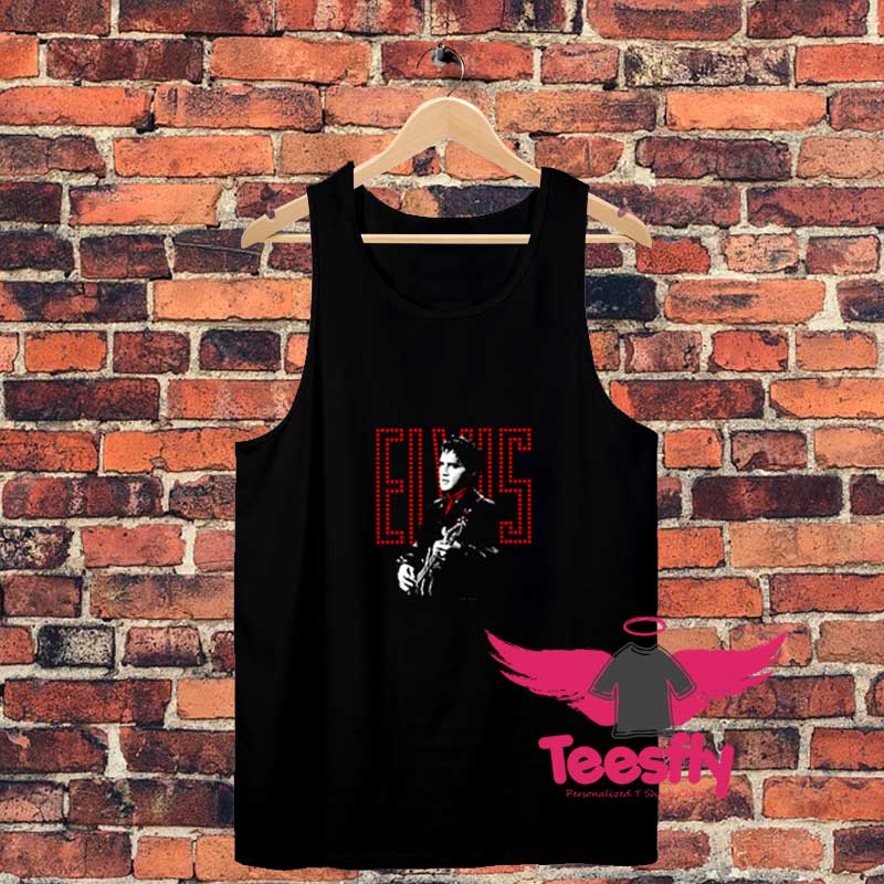 Elvis Presley Toler Red Guitarman Unisex Tank Top