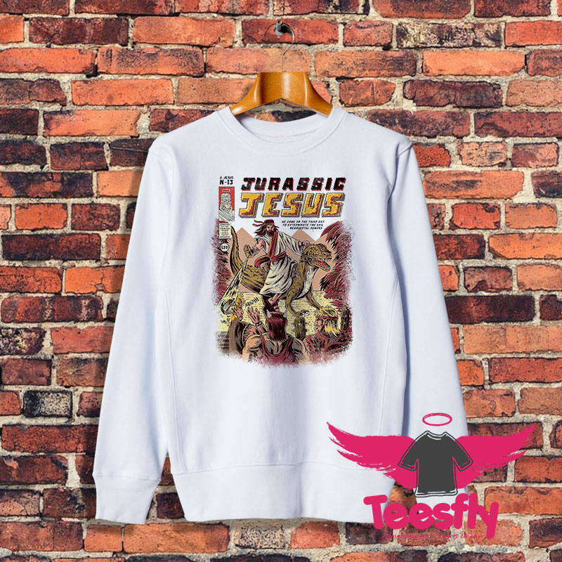 Funny Jurassic Jesus Sweatshirt