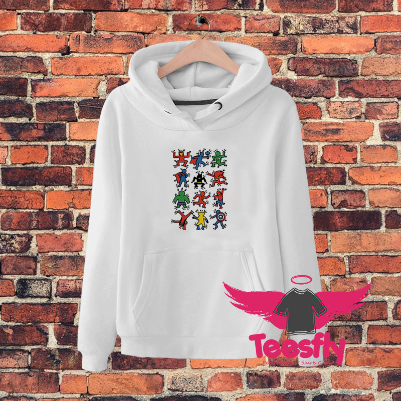 Funny Marvel All Superhero American Pop Art Hoodie