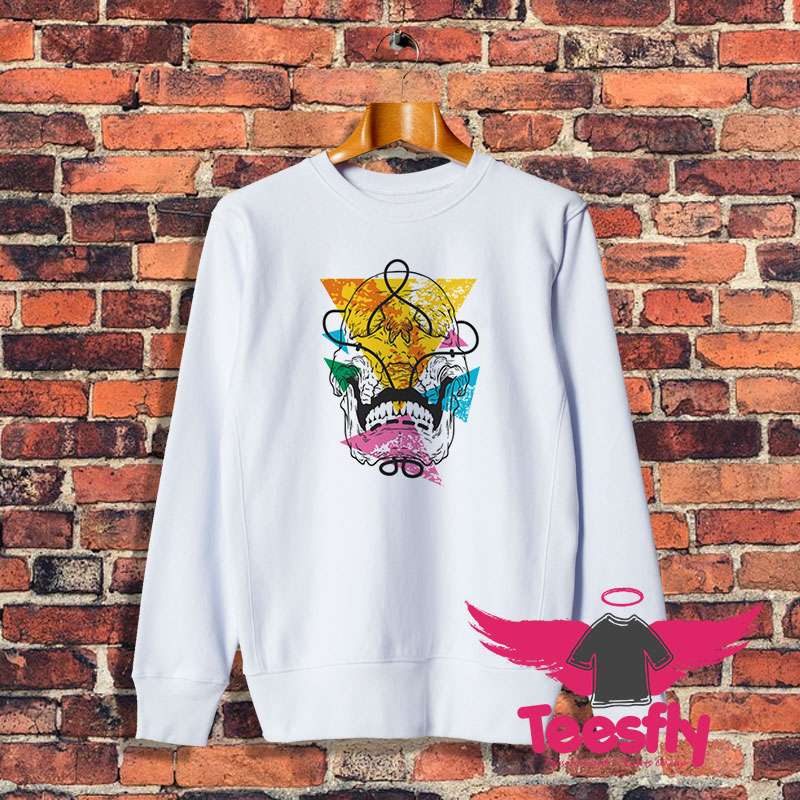 Geometry Skull Sweatshirt