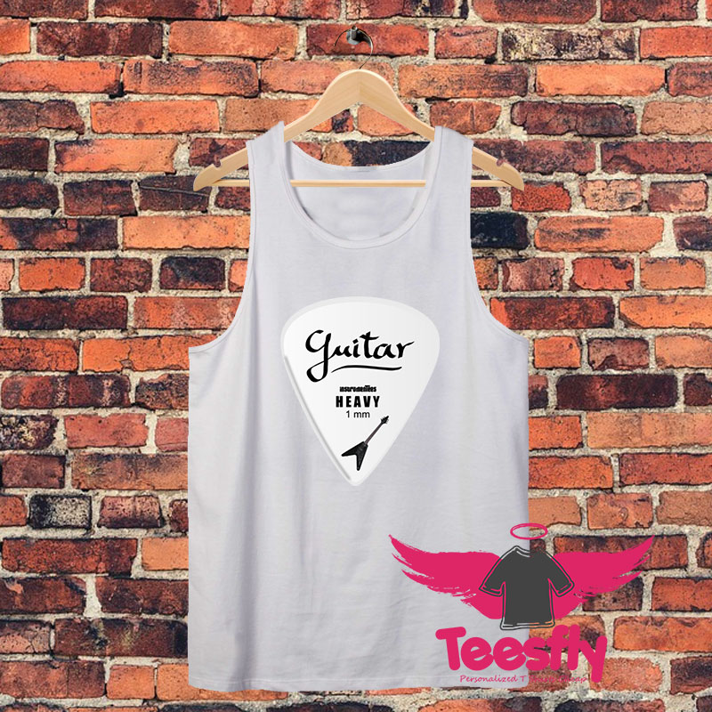 Guitar Pick Heavy Unisex Tank Top