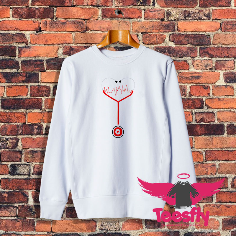 Heartbeat Stethoscope Sweatshirt