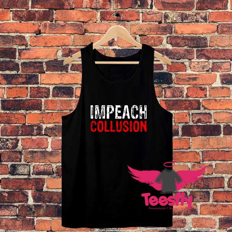 Impeachment Collision Design Unisex Tank Top