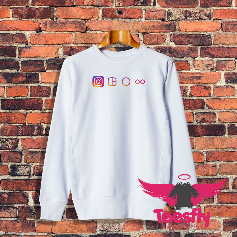 Instagram Icon Sweatshirt