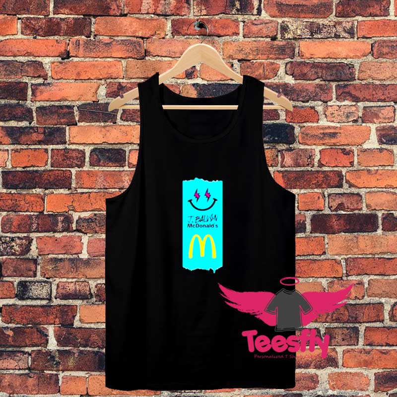 J Balvin x McDonalds Fries Unisex Tank Top