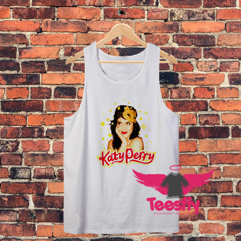 Katy Perry Wearing An Eye Mask Unisex Tank Top