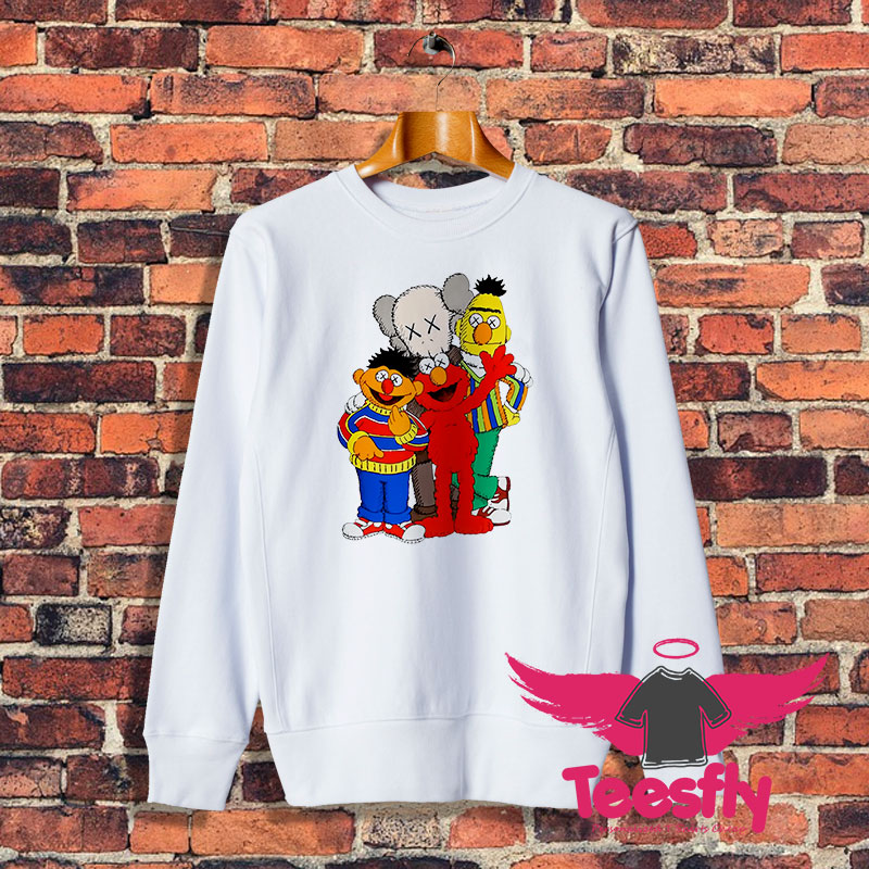 Kaws X Sesame Street Family Collab Sweatshirt