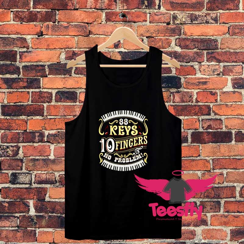 Keys0 Fingers No Problem Unisex Tank Top