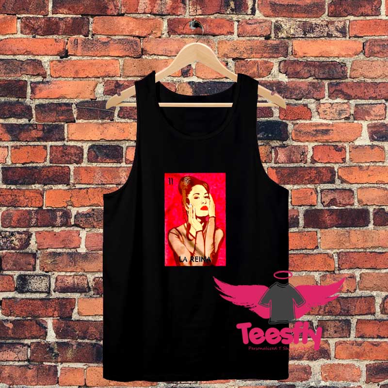 La Reina Selena Loteria Loterry Unisex Tank Top