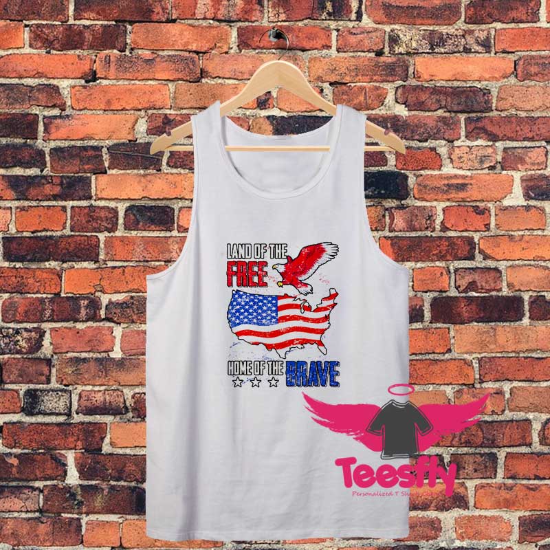 Land Of The Free Home Of The Brave Unisex Tank Top