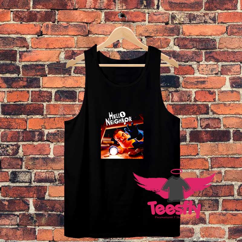 Little Girl Boy Game Hello Neighbor Unisex Tank Top