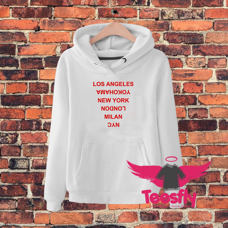 Los Angeles Yokohama New York London Hoodie