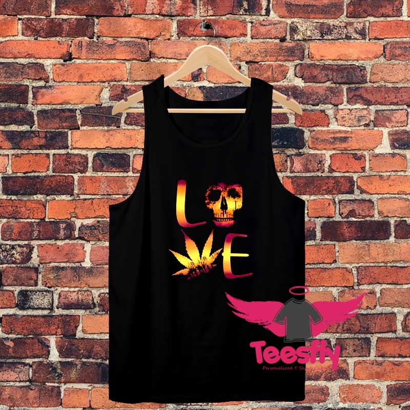 Love Weed Cannabis Unisex Tank Top