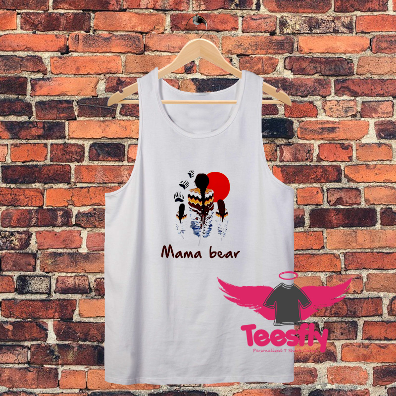 Mama Bear Native American Unisex Tank Top