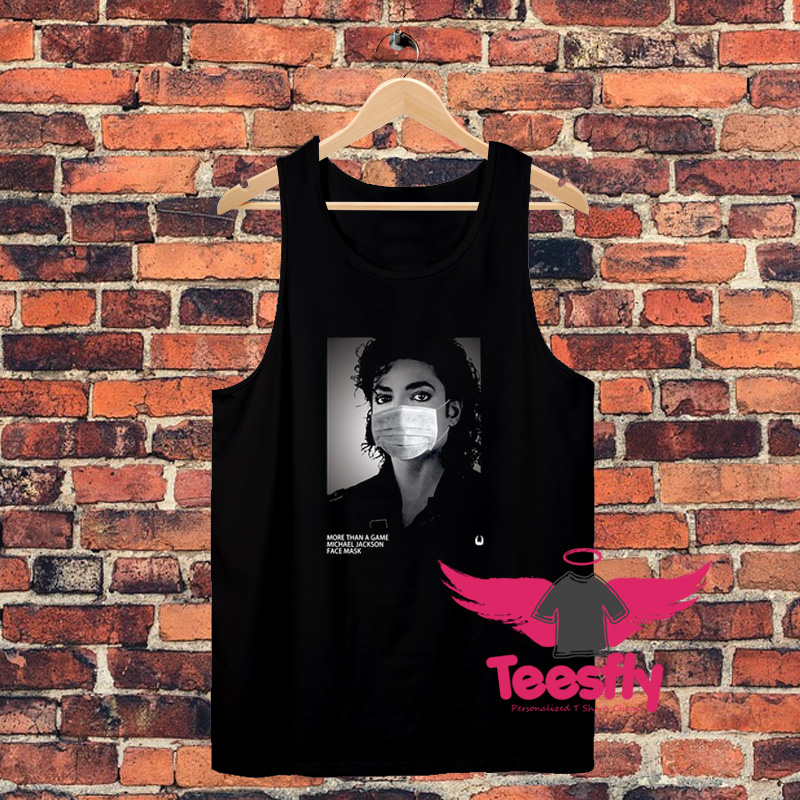 Michael Jackson More Than A Game Face Mask Unisex Tank Top