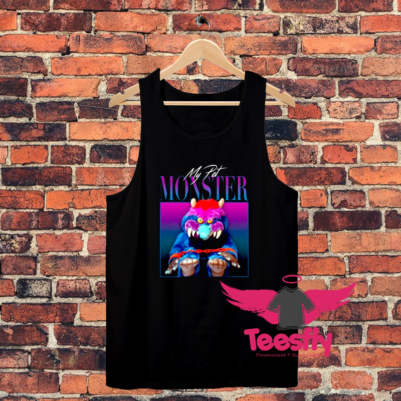 My Pet Monster Retro 80s Movie Unisex Tank Top