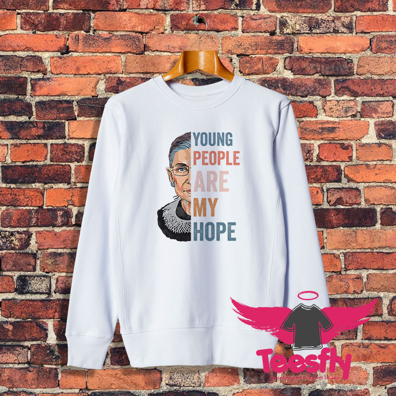 New Ruth Bader Ginsburg Young People Sweatshirt