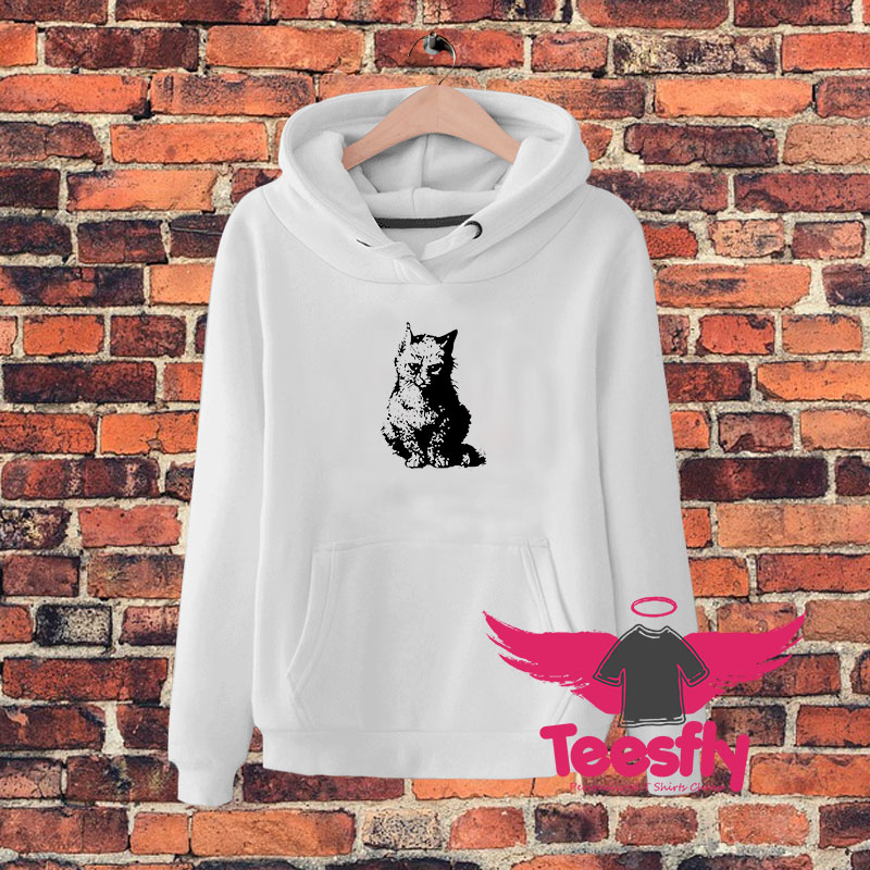 Persian Angry Cat Shadow Hoodie