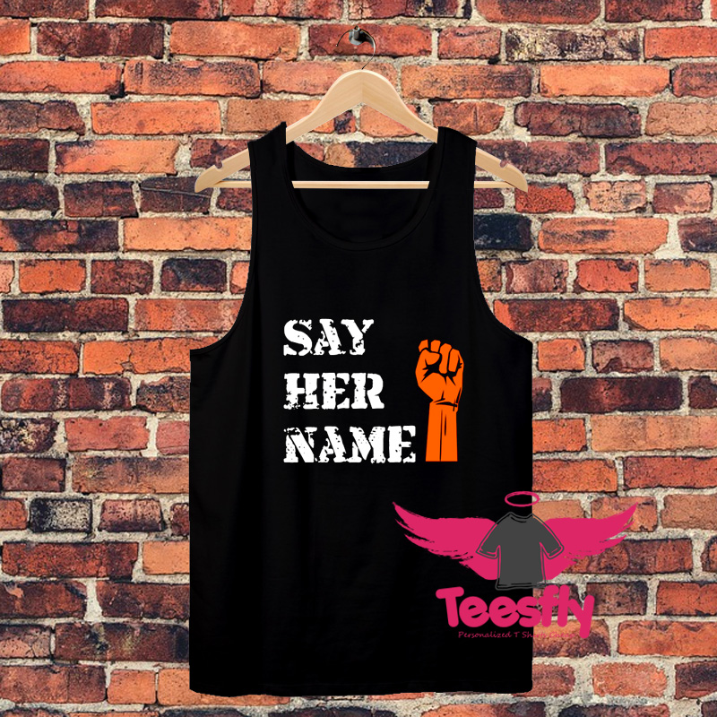 Say Her Name Unisex Tank Top