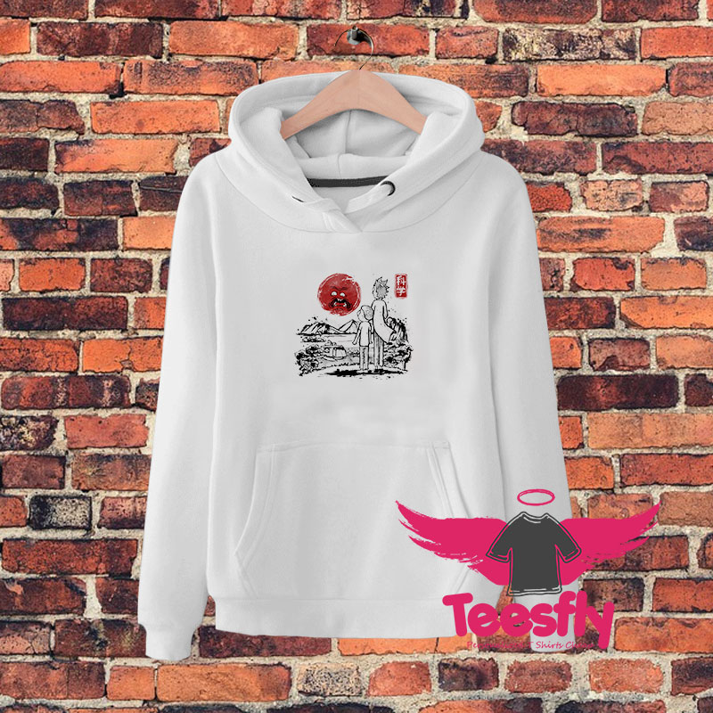 Screaming red sun Hoodie