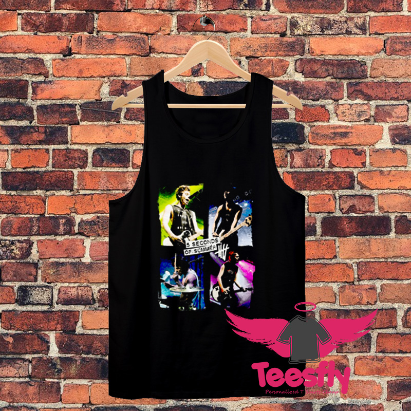 Seconds of Summer Live Color Unisex Tank Top