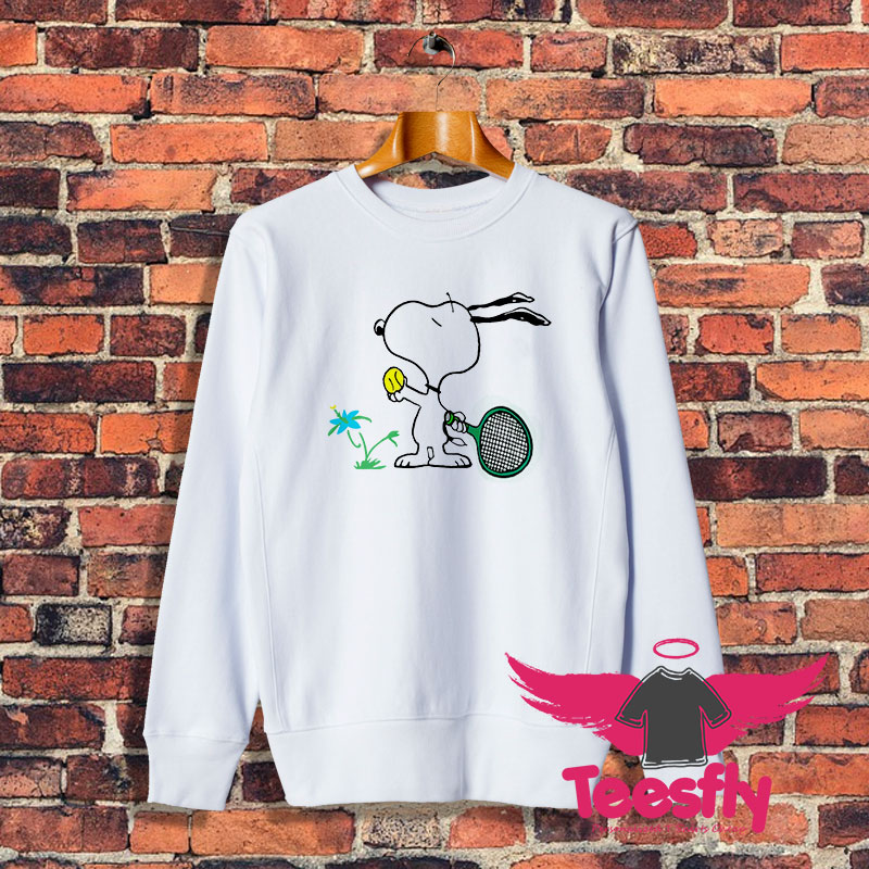 Snoopy Play Tennis Sweatshirt