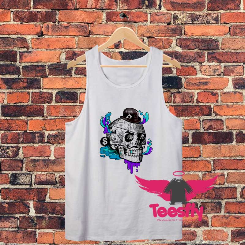 Sugar Skull Day Of The Dead Unisex Tank Top