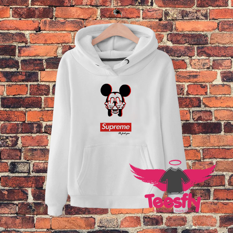 Supreme Mickey Mouse Fuck You Hoodie