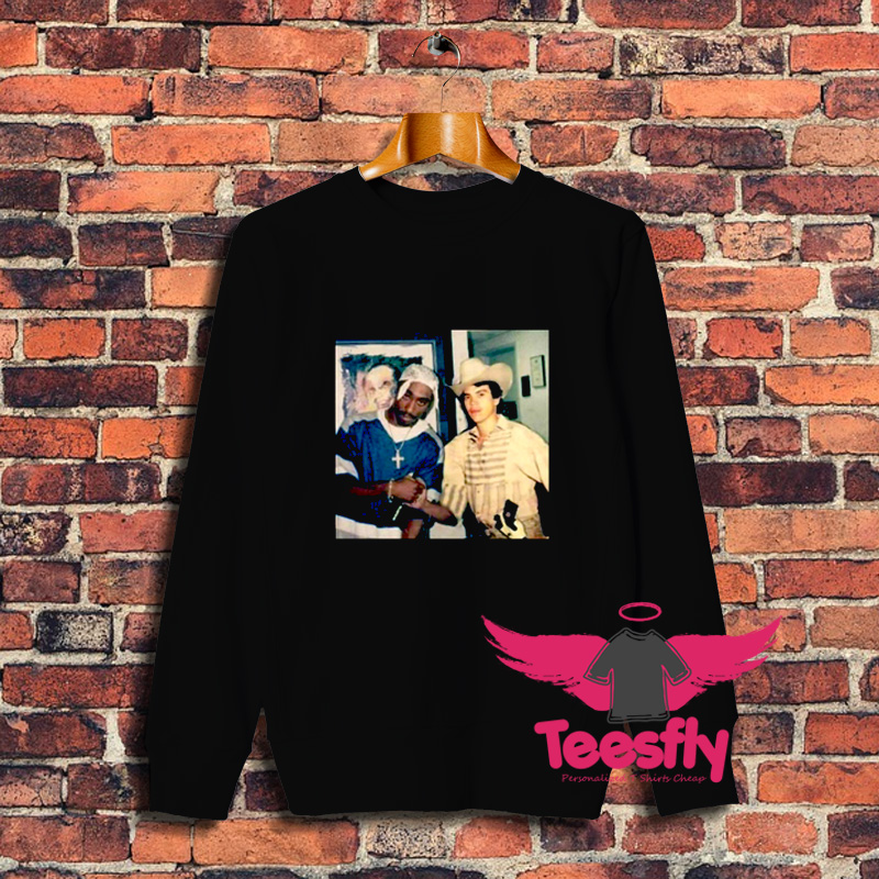 Tupac And Chalino Sanchez Meet Photos Funny Sweatshirt