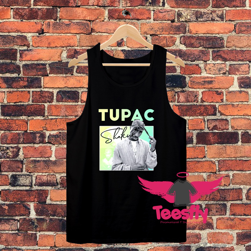 Tupac ShakurPac 90s Hip Hop Unisex Tank Top