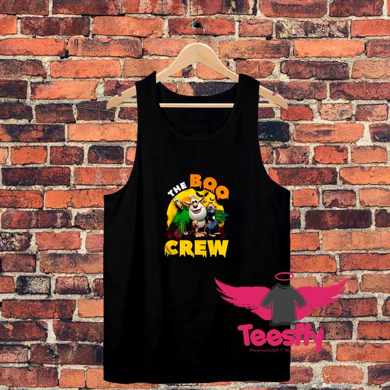 Vintage Booba The Boo Crew Halloween Unisex Tank Top