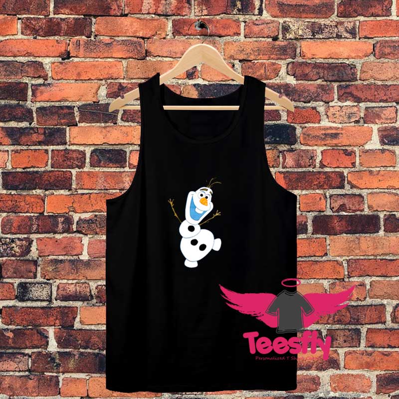 Vintage Disney Frozen Olaf Snowman Unisex Tank Top