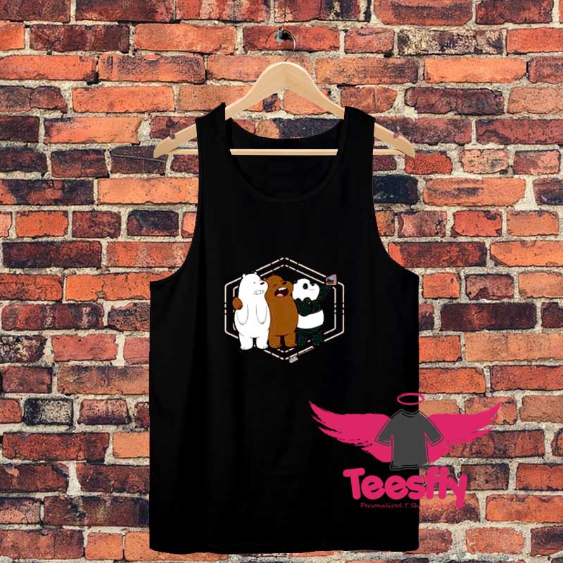 We Bare Bears Selfie Unisex Tank Top