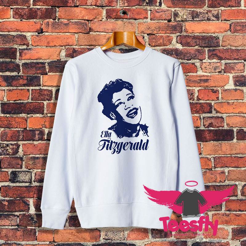 ella fitzgerald design canvas Sweatshirt