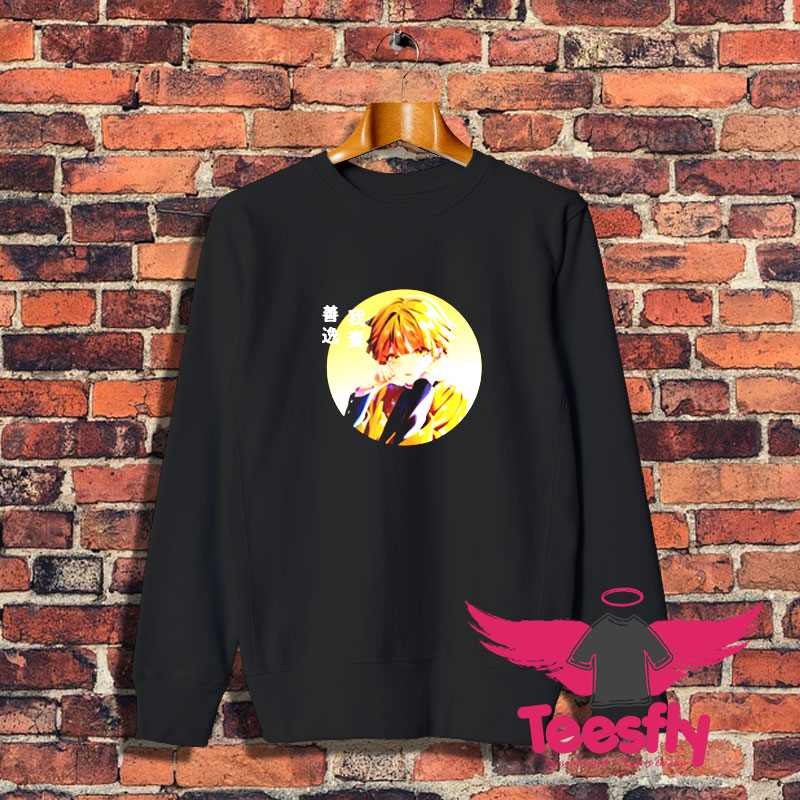 Agastuma Zenitsu Demon Slayer Sweatshirt 1