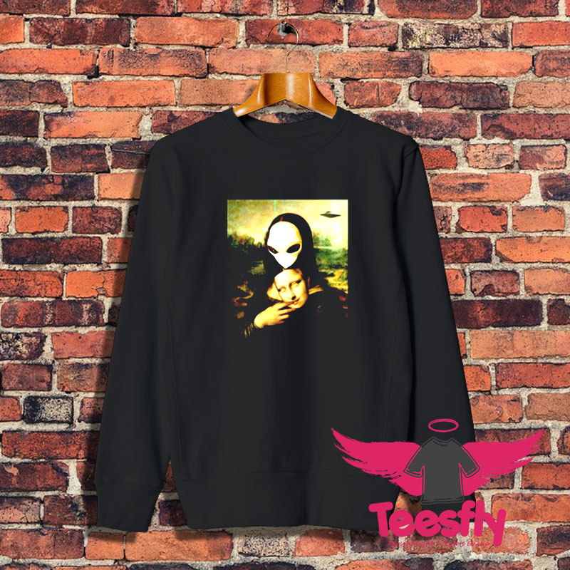 Alien monalisa Sweatshirt 1