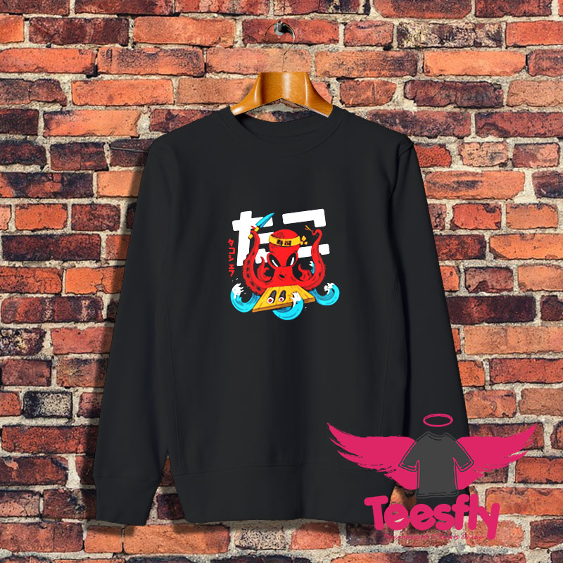 Anime Octopus Sushi Chef Sweatshirt 1