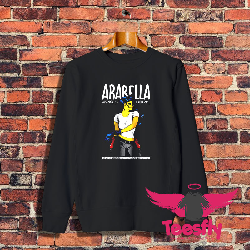 Artic Monkeys Alex Turner Pin Up Girl Sweatshirt 1