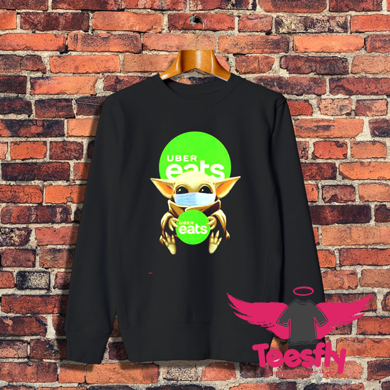 Baby Yoda Uber Eats Sweatshirt 1