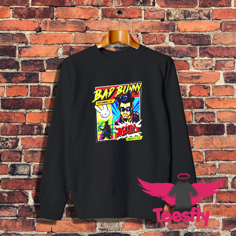 Bad Bunny x Royal Rumble 2021 Special Sweatshirt 1