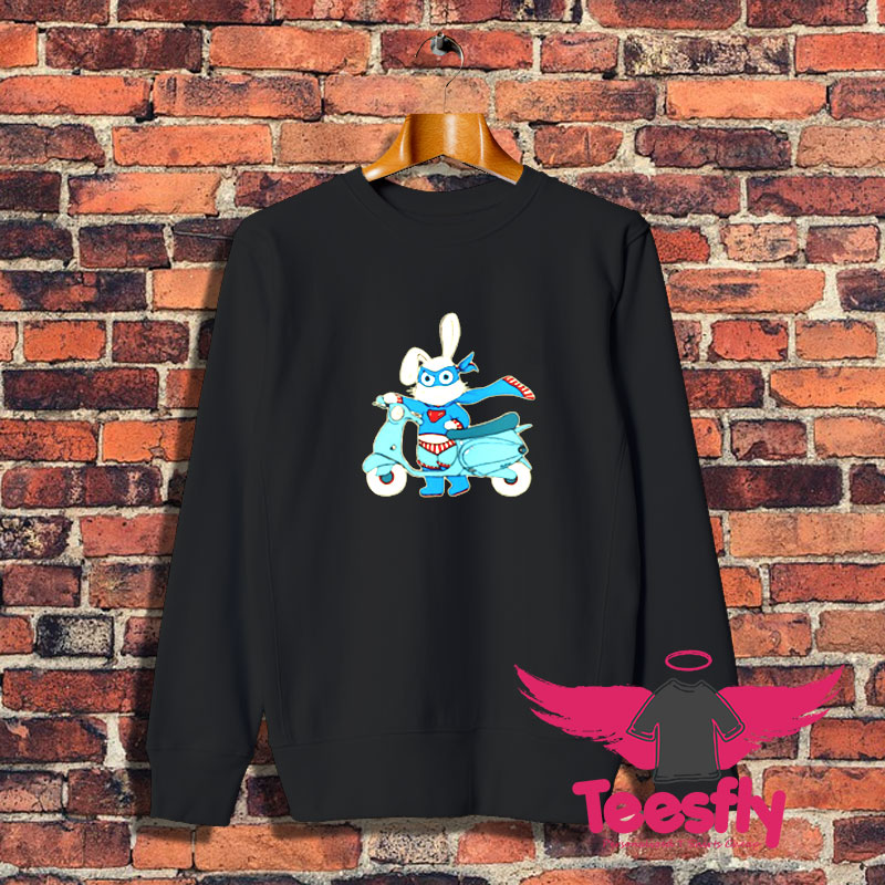 Be All You Can Be Bunny Rides in to Save the Day Sweatshirt 1