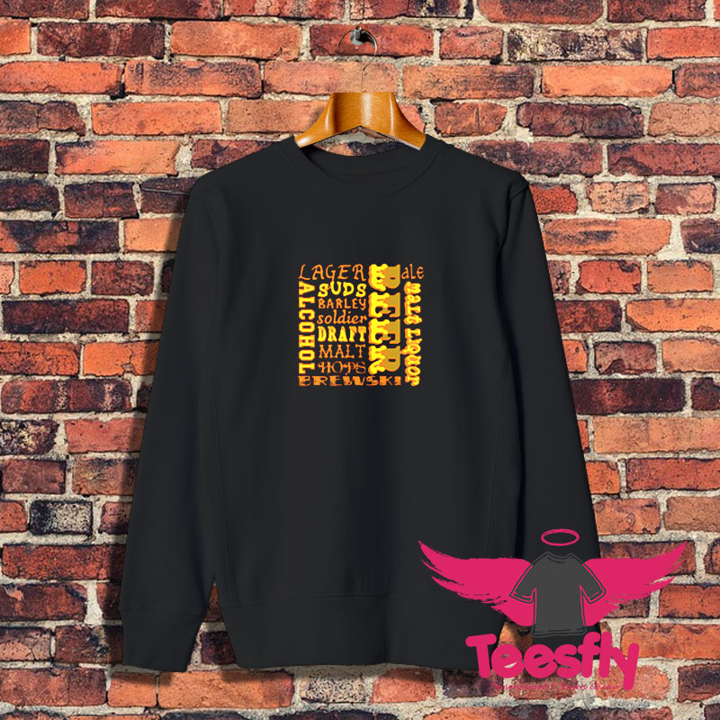 Beer Frosted Glass Sweatshirt 1