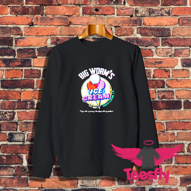 Big Worms Ice Cream Est 1995 Sweatshirt 1