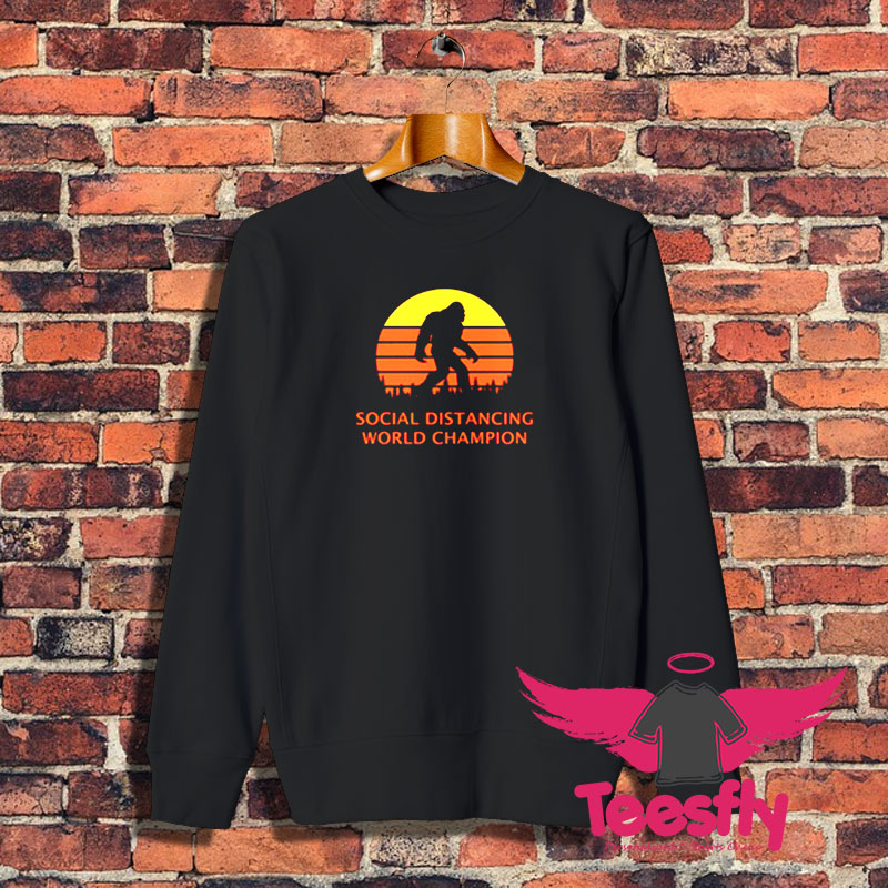 Bigfoot Sasquatch Social World Sweatshirt 1