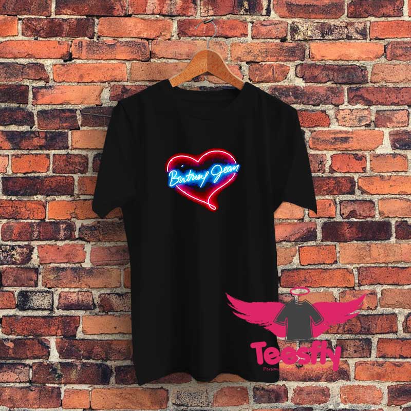 Britney Spears Logo Love Graphic T Shirt