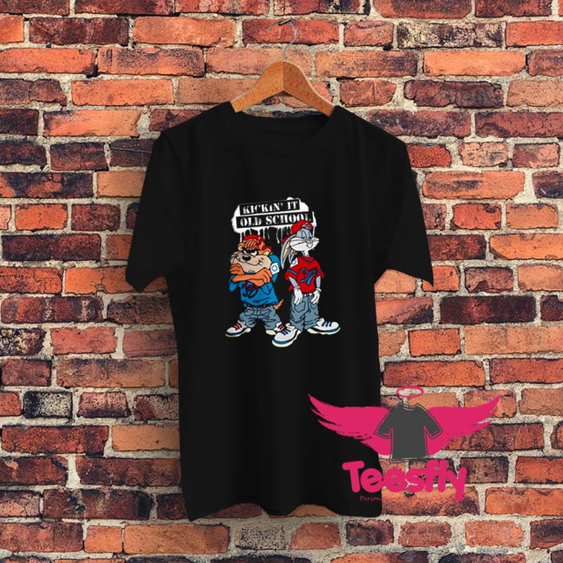 Bugs Bunny and Taz Old SchoolEEEERR Graphic T Shirt