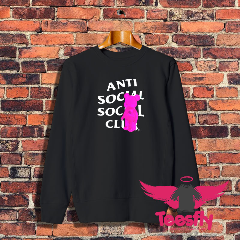 Cheap Anti Social Social Club Bearbrick Sweatshirt 1