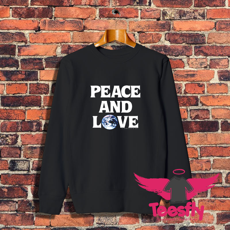 Cheap Stussy Peace Love Sweatshirt 1