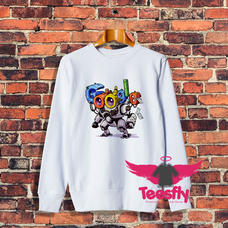 Cute Google Robot Sweatshirt